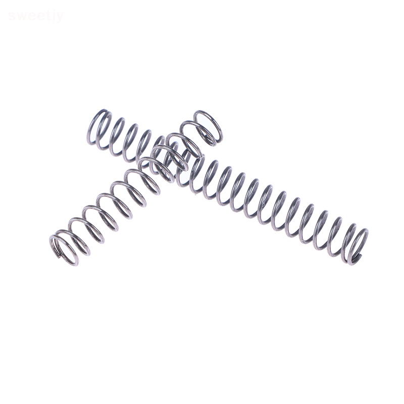 Sweetiy 10 cái đường kính dây 0,4mm bút bi thu nhỏ refill thép lò xo nén nhỏ mới