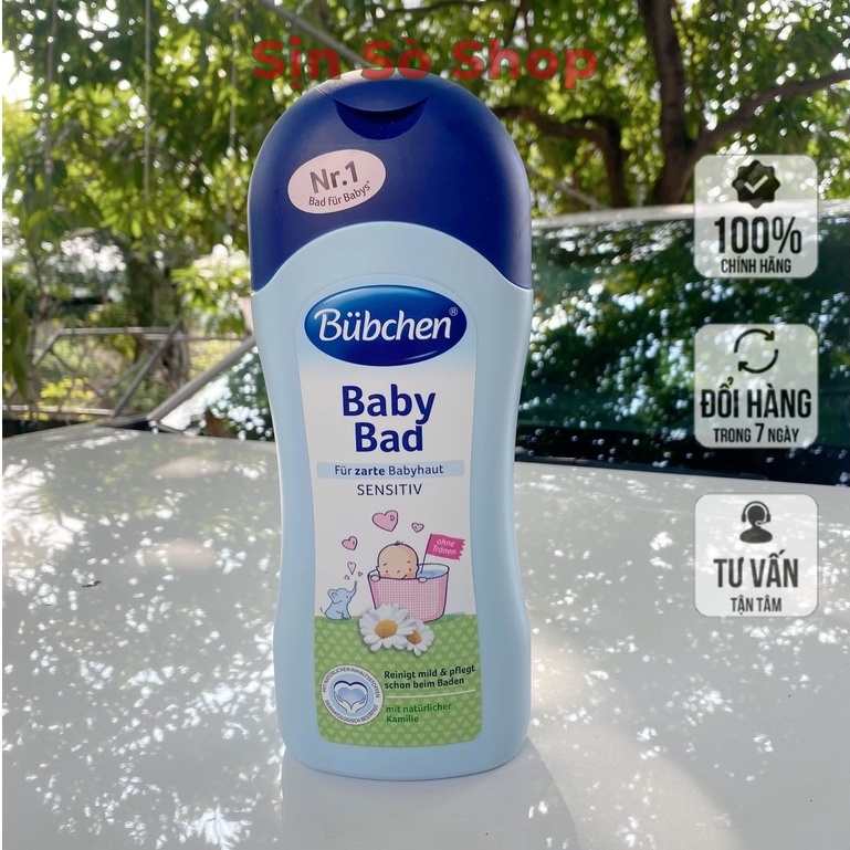 Sữa tắm gội cho bé Bubchen Baby Bad, Dung tích 1000ml sản phẩm chất lượng Sịn Sò Shop kém chất lượng nháy giả đền X10