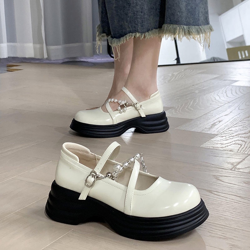UETEEY giày búp bê Mary Jane Lolita Đế da mềm đế êm thời trang 2023 B28G17U
