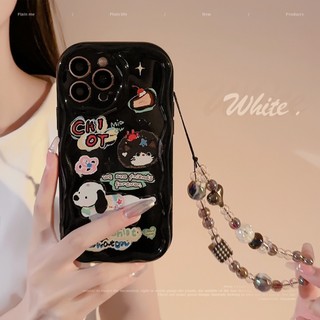 Hoạt Hình Ốp Điện Thoại Mềm Có Vòng Đeo Tay Cho iphone x xr xsmax 11 11pro 11promax 12 12pro 12promax 13 13pro 13promax 14 14 + 14pro 14promax 11