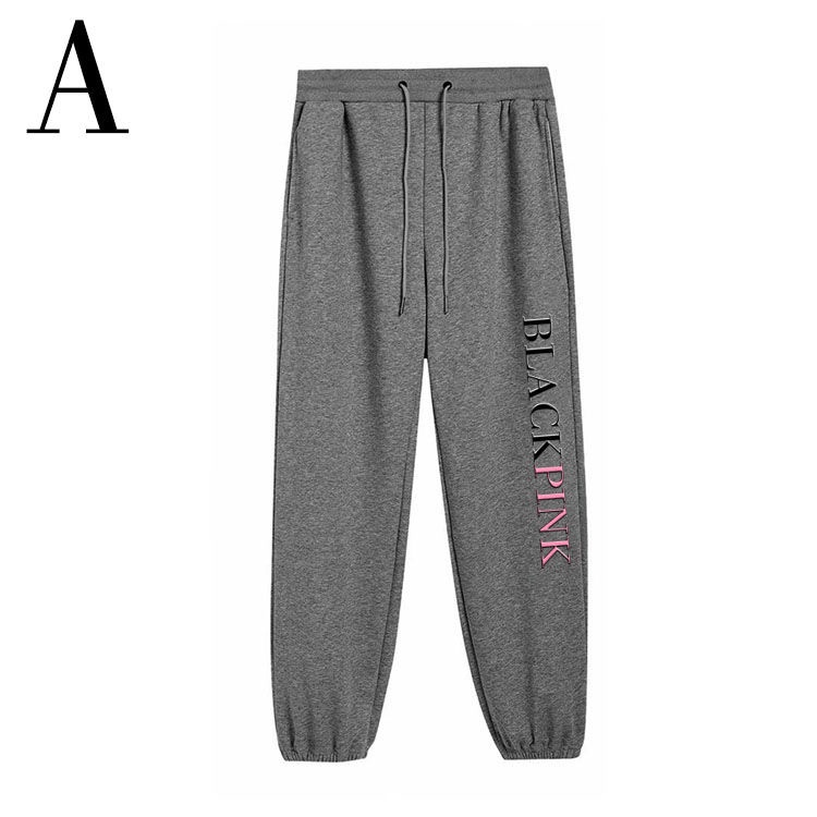Quần Jogger Dáng Rộng JISOO JENNIE Ros LISA Nhóm BLACKPINK BORN Màu Hồng