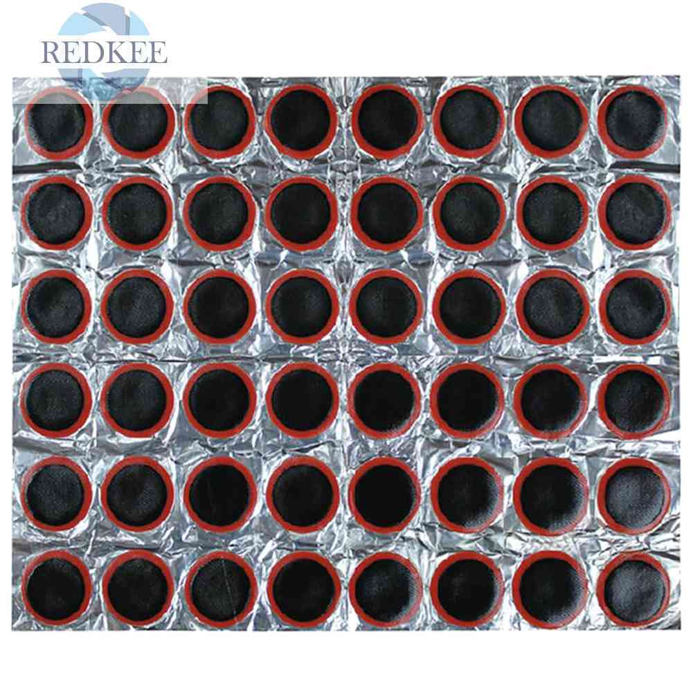 Bộ 48 Miếng Cao Su Vá Lốp Xe Hình Tròn 25mm