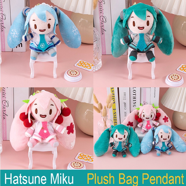Móc Khóa Hình Búp Bê Hatsune Miku Nhồi Bông YB2 BY2