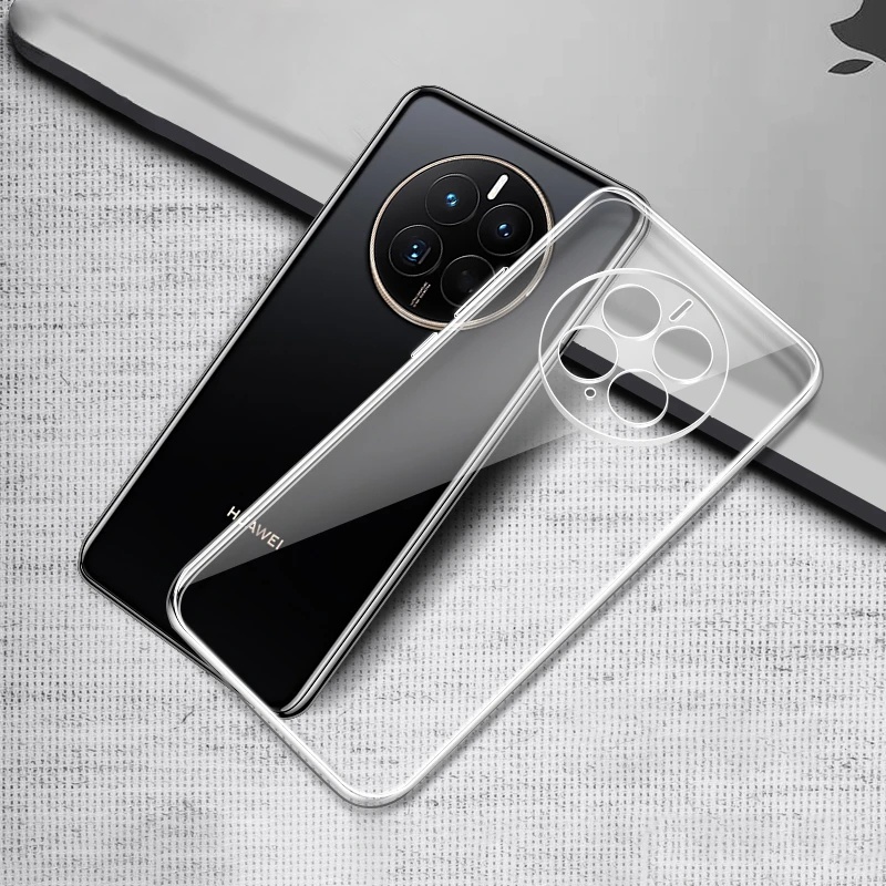 Dành cho Huawei Mate 50 Pro 40 P60 P50 Clear Crystal Silm Soft Gel TPU Case
