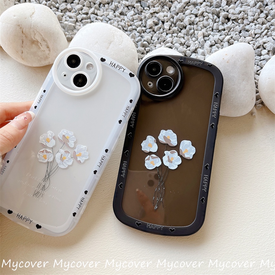 Ốp Điện Thoại Chống Sốc Họa Tiết Hoa Lily Cho iPhone 14 13 12 11 Pro Max Xs XR X 8 7 6 Plus SE 2020