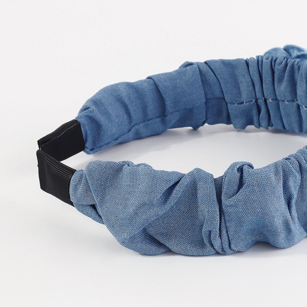 Hàng Mới Về Băng Đô denim Hoa Hồng Ba Chiều Sáng Tạo Cá Tính Thời Trang