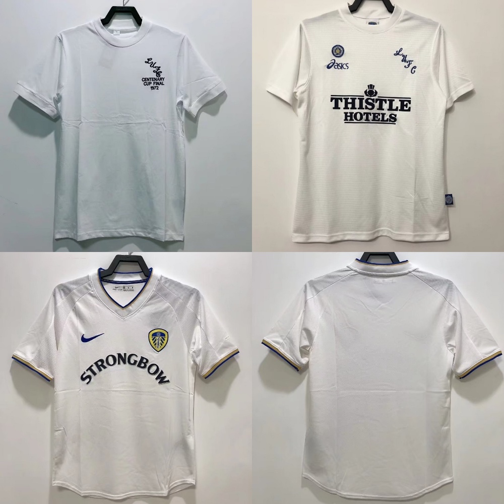 Áo Thun Bóng Đá Ngắn Tay Phong Cách retro Mỹ 1972 Leeds Size S-XXL
