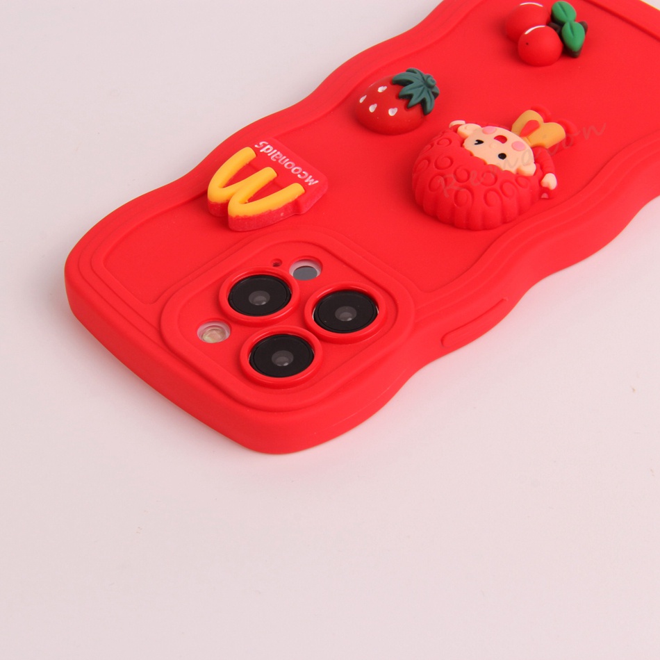 Ốp Điện Thoại Silicon Hình Gấu 3D Cho iPhone 11 12 13 14 Pro MAX Plus Mini X XR XS MAX 6 S 7 8 Plus SE 2020 11Pro 12pro 13Pro