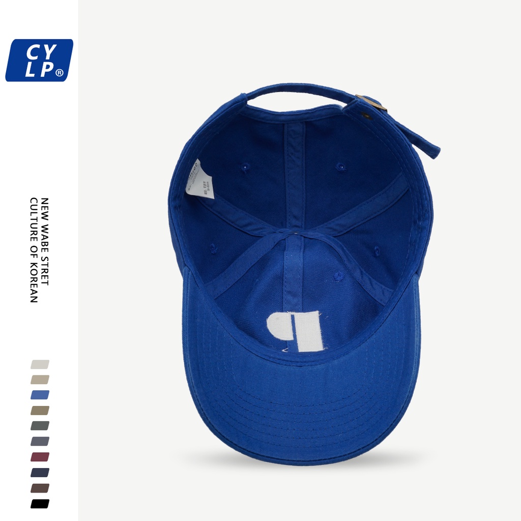 Mũ Lưỡi Trai Thêu Chữ P Phong Cách Hàn Quốc Thời Trang Mùa Hè Cho Cặp Đôi