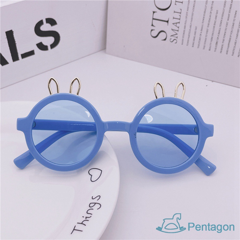 Kính Mát Gọng Tròn Chống Tia UV Phong Cách Retro Thời Trang Cho Bé