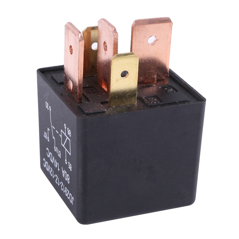 Rơ Le Nguồn 80A DC 12V 5 Pin Tự Làm Cho Xe Hơi, Xe Tải
