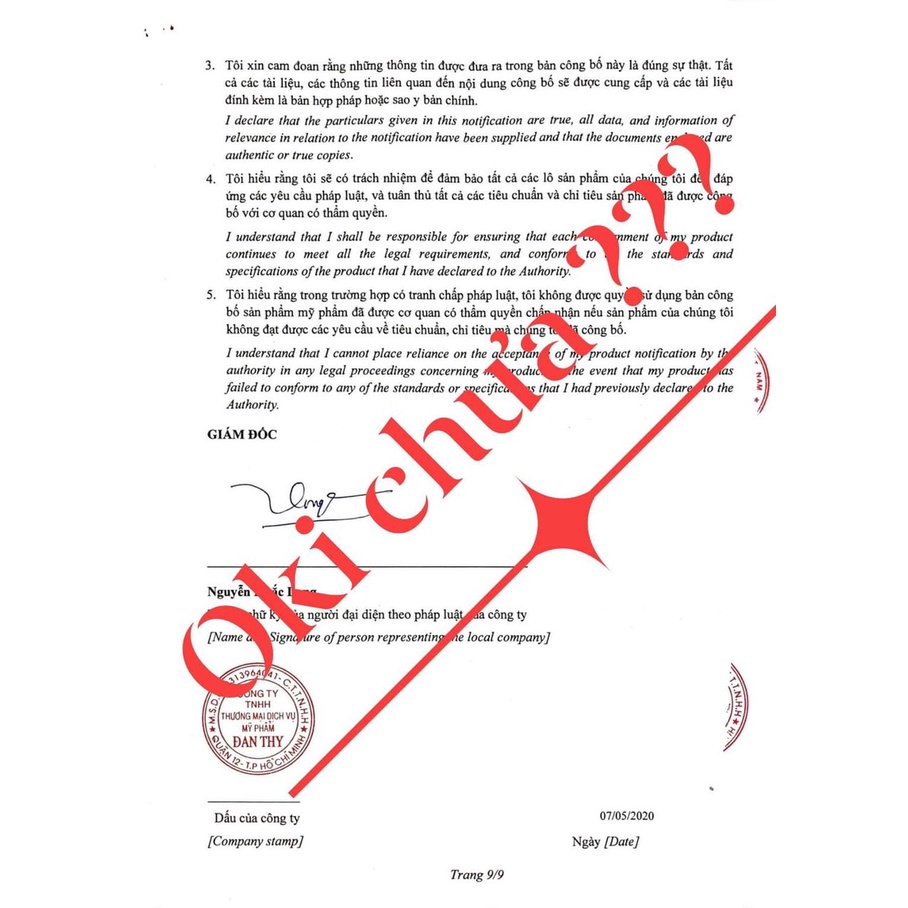 Sữa rửa mặt tầng sâu Đan Thy hàng công ty chính hãng