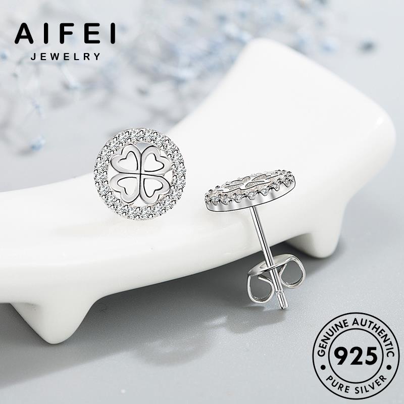 AIFEI JEWELRY bông tai tròn thật hồng xỏ thời vòng bản nguyên tinh cương nữ 925 sức thời kiện quốc vành trang phụ tua Thời bạc kim hàn trang thể khuyên E211