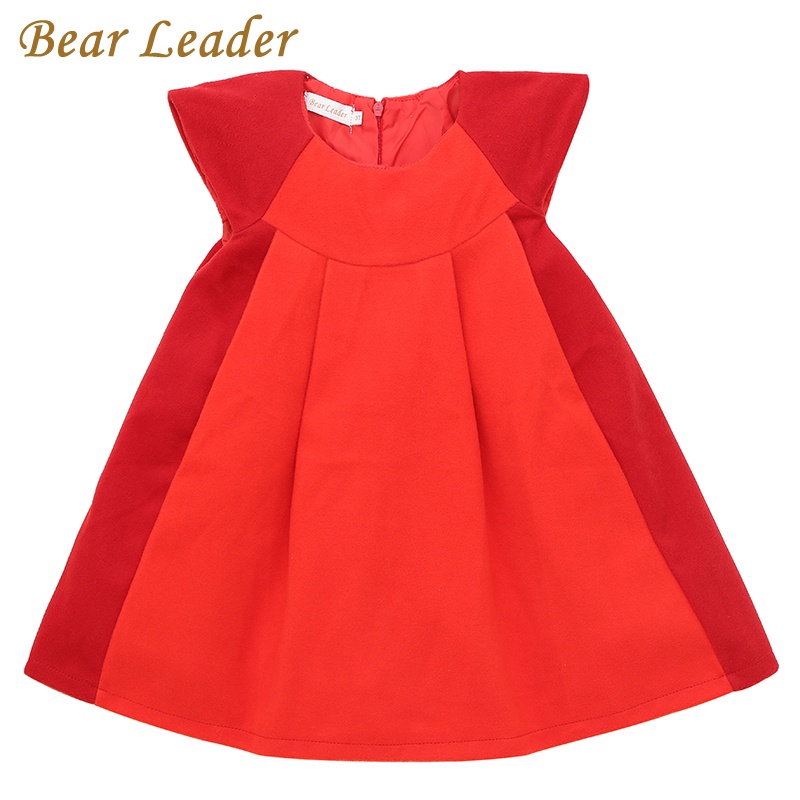 BEAR LEADER Đầm Không Tay Phong Cách Lolita Thời Trang Mùa Xuân 2018 Mới Cho Bé Gái 3-7 Tuổi