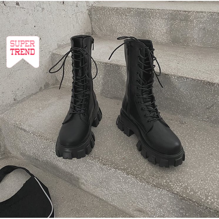 Giày Bốt Martin Đế Dày Phong Cách Retro Dễ Phối Đồ Hợp Thời Trang