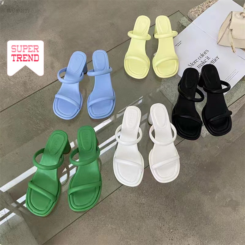 Giày Sandal Cao Gót Phong Cách Pháp Hàng Mới Thời Trang Mùa Hè 2022