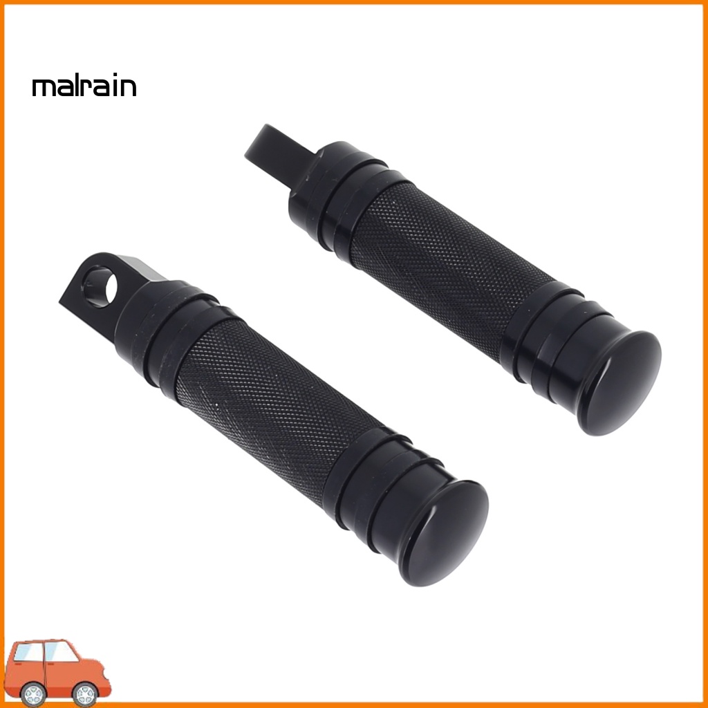 Set 2 Bàn Đạp Để Chân Bằng Nhôm Màu Đen Thay Thế Cho Xe Mô Tô 883 / Dyna / Softail / Fat Boy