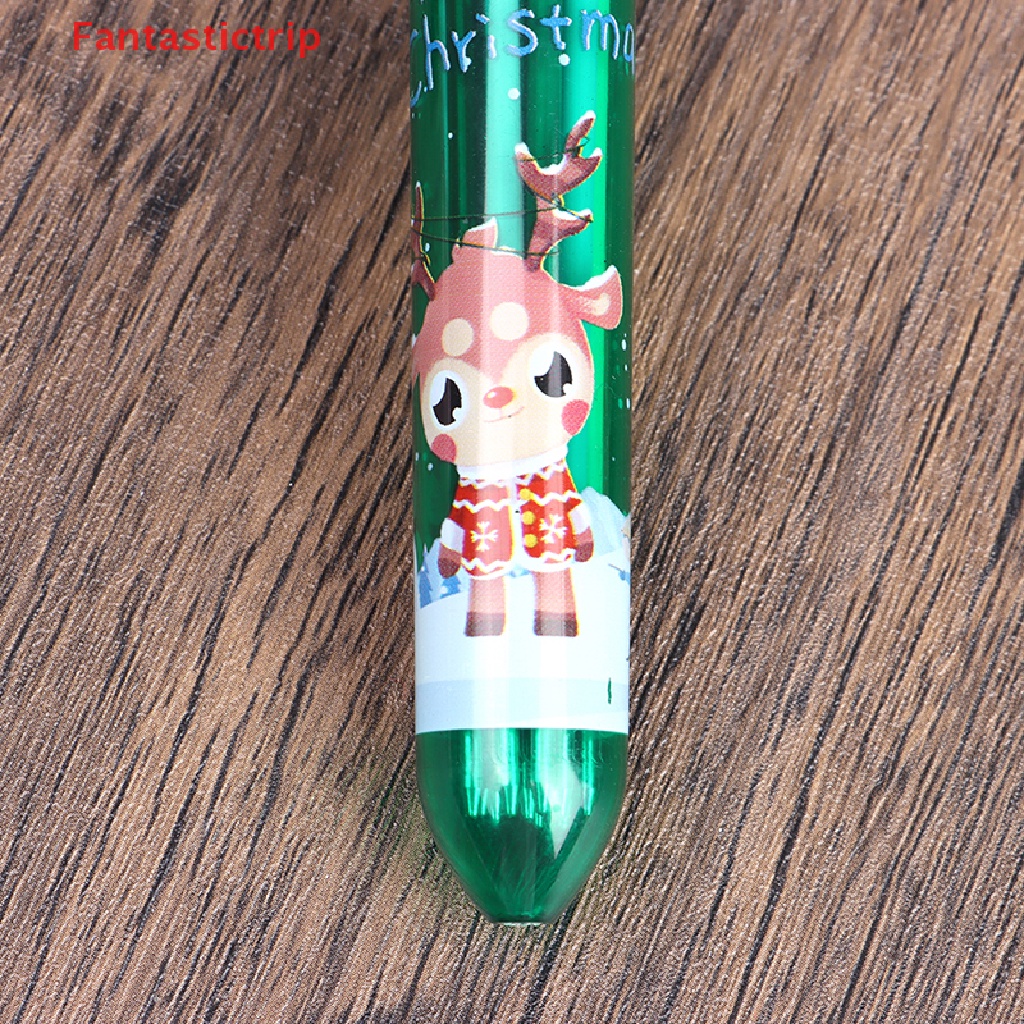 Bút Bi 10 Màu Ngòi 0.5MM Chủ Đề Giáng Sinh