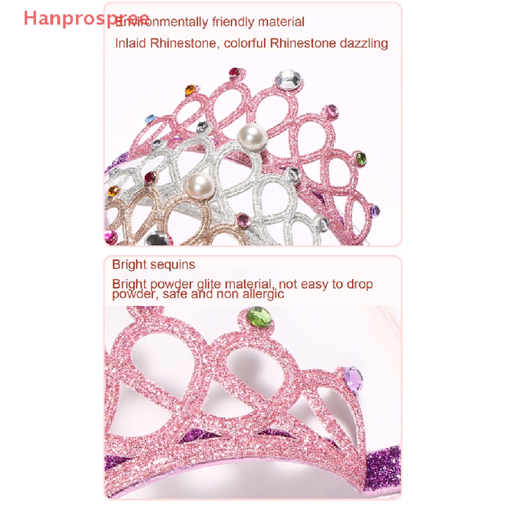 Băng Đô Cài Tóc Hình Vương Miện Mềm Co Giãn Cho Bé