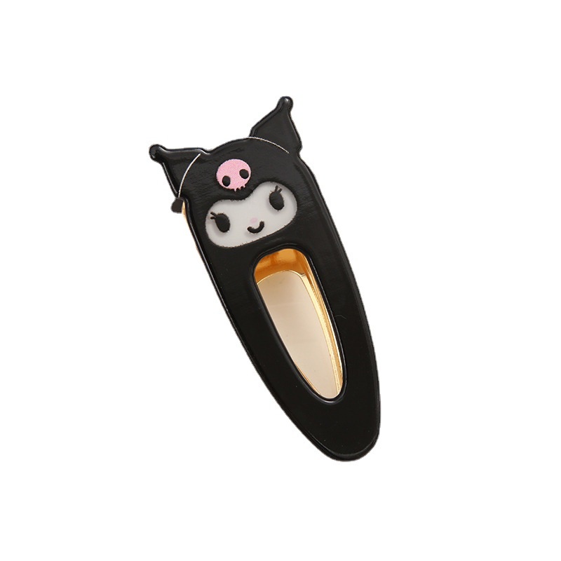 Kẹp Tóc Mái Bên Họa Tiết Hoạt Hình Phong Cách Nhật Bản Kiểu Mới Cho Bé Gái Sanrio Cinnamon bb