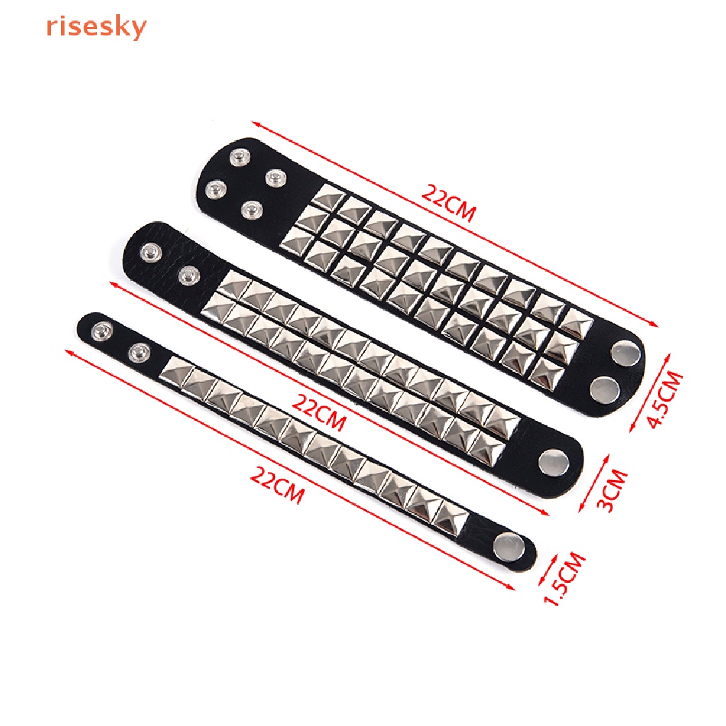 Vòng Tay Đinh Tán Phong Cách Punk Gothic Rock Độc Đáo Cho Nam Và Nữ