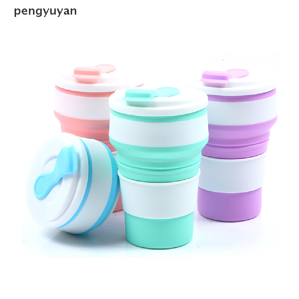 Cốc Uống Cà Phê Bằng Silicone Có Thể Gấp Gọn Dùng Khi Đi Cắm Trại