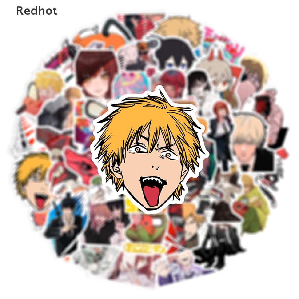 Bộ 50 Miếng Dán Hành Lý Bằng PVC Họa Tiết Anime Nhật Bản