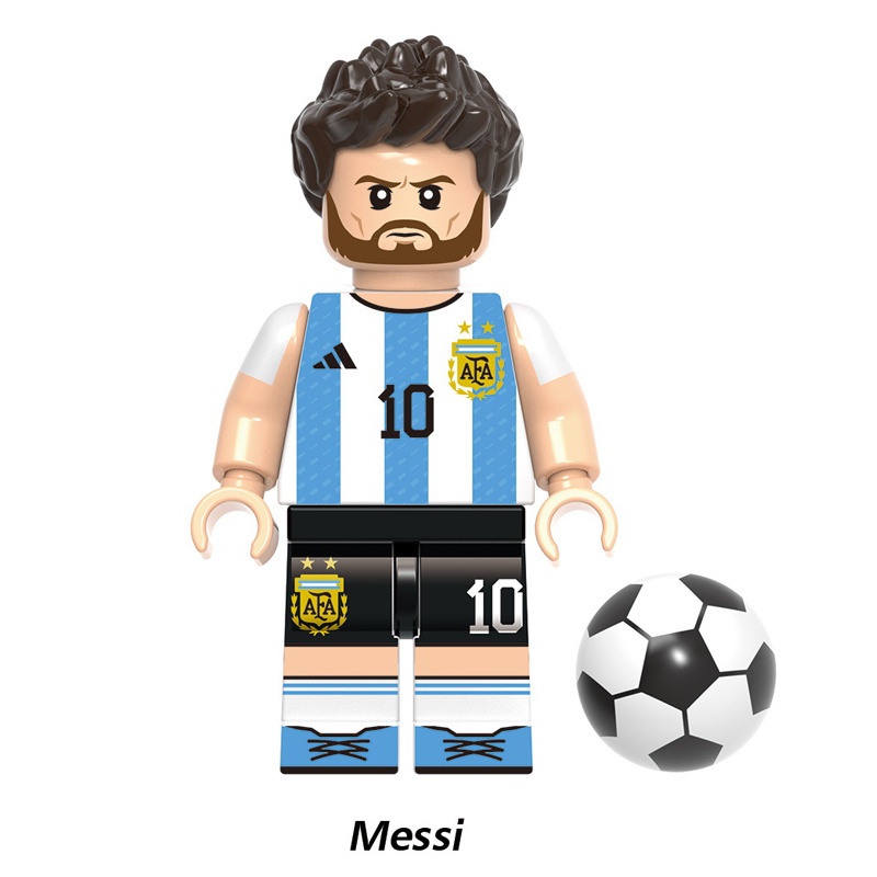 Mô Hình Lắp Ráp Cầu Thủ Bóng Đá 3 Sao Argentine