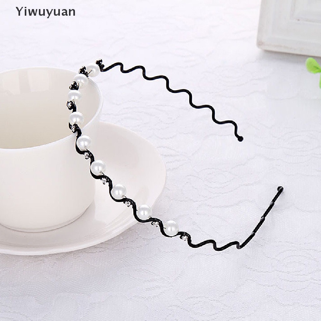 < Yiwuyuan > Băng Đô Kim Loại Màu Vàng Đồng Đính Đá Cho Cô Dâu Ngày Cưới