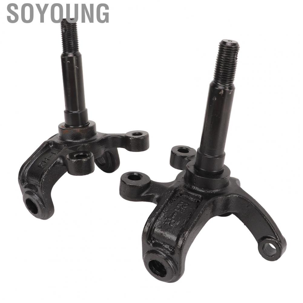 Soyoung Wheel Stub Axle Strut  Anti Deformation Durable High Hardness Steering Knuckle Spindle 2 Pcs for 110cc 150cc 200cc 250cc ATV