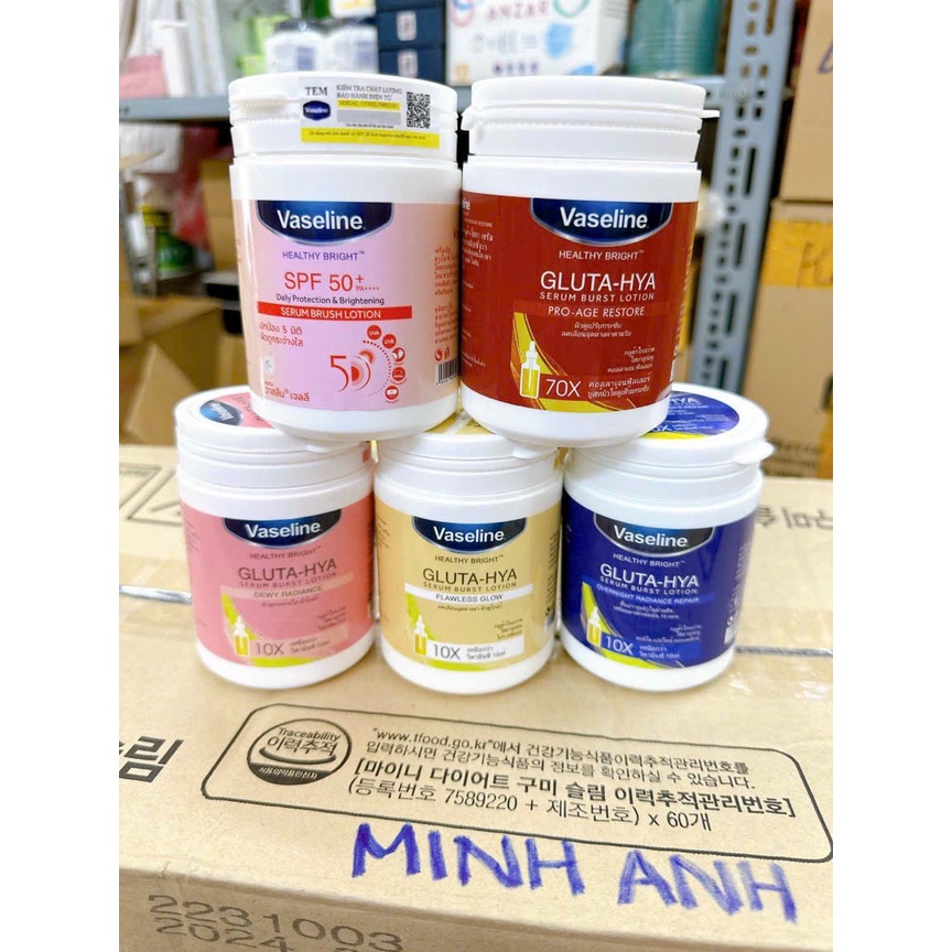 Kem kích trắng vaseline thái lan 250gr