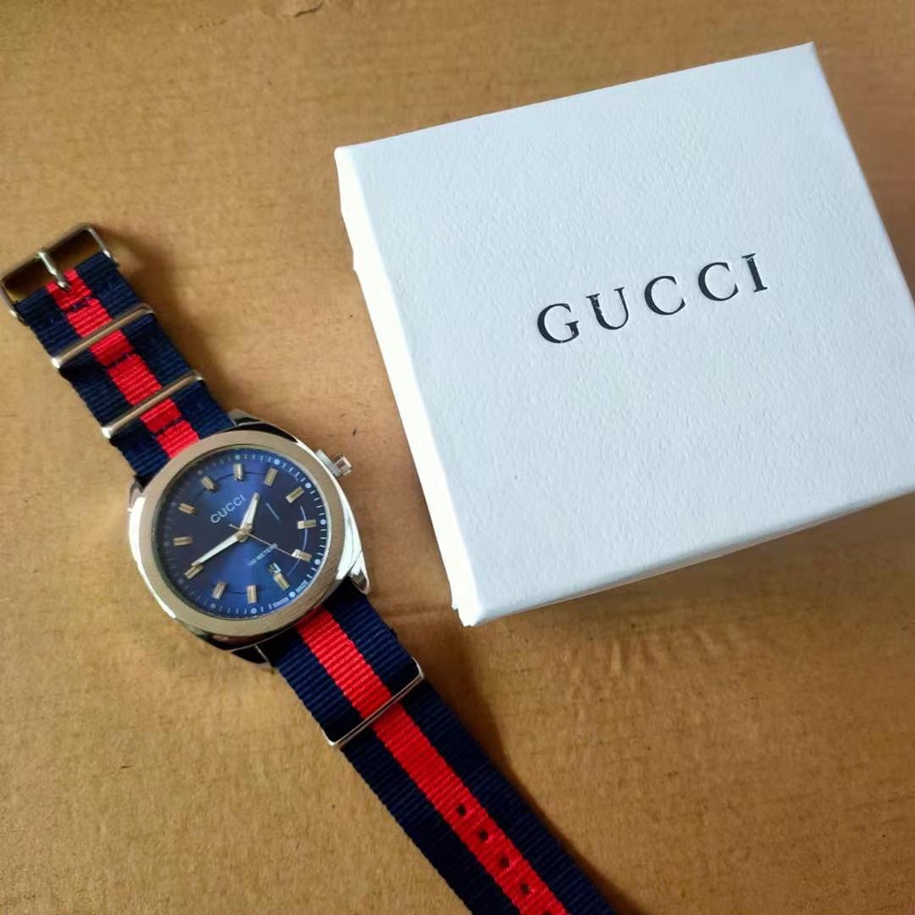 Đồng Hồ Quartz GG03 Hiển Thị Ngày Với Dây Đeo Nylon Thời Trang