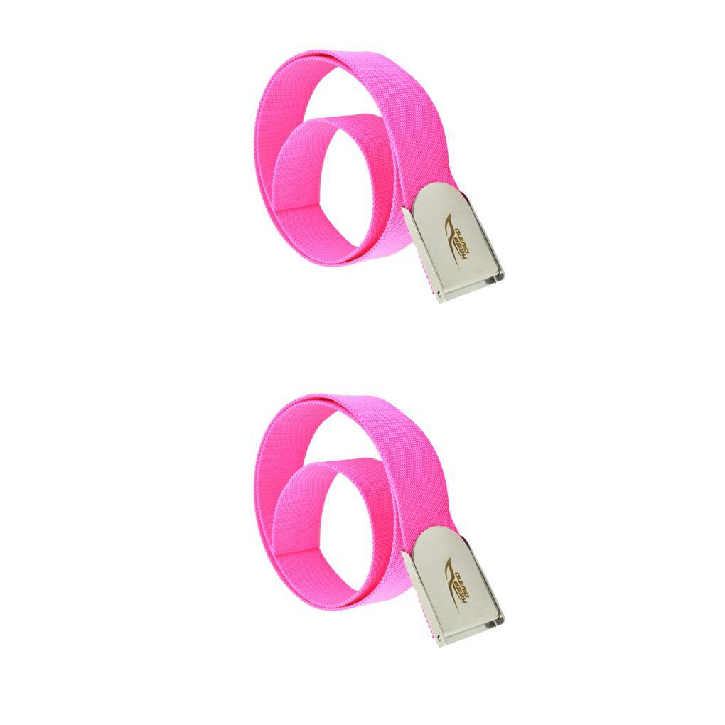 Dây Đai Trọng Lượng 1 / 2 / 3 Khóa Bằng Thép Không Gỉ Có Thể Điều Chỉnh Dành Cho Thợ Lặn