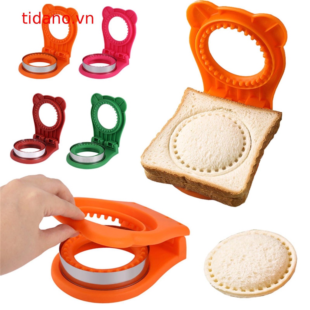 Dụng Cụ Cắt Bánh Sandwich / Hộp Cơm Trưa Hình Tròn Tiện Dụng Cho Bé Trai Và Gái