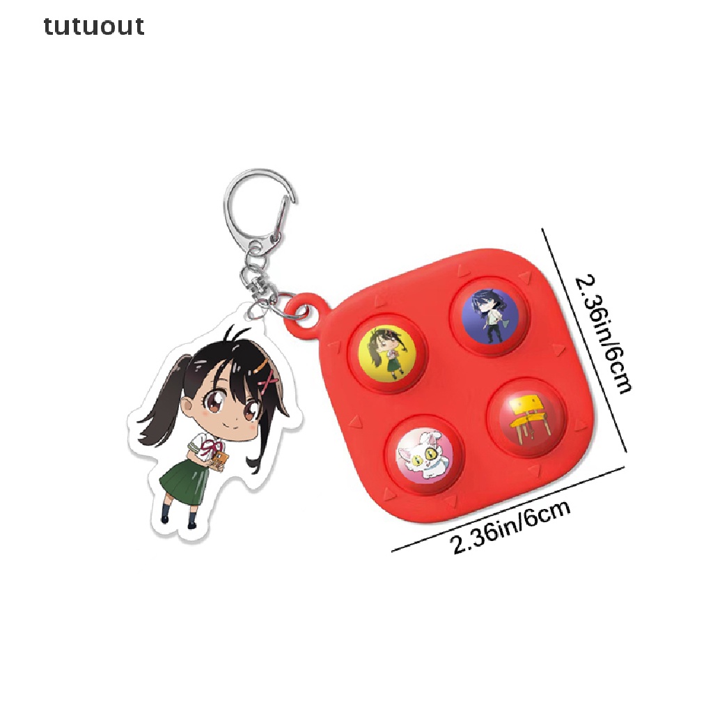 1 Móc Khóa Mô Hình Nhân Vật Anime Dễ Thương