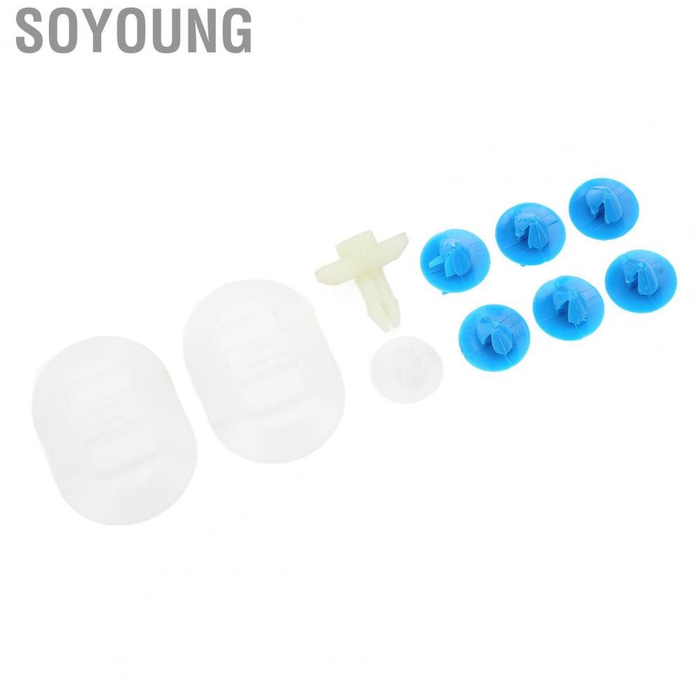 Soyoung Side Skirt Fixing Clip Set  Car Fastener Clips Easy Carry Compact Structure High Strength for Vehicle