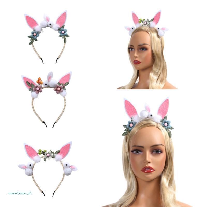 Băng Đô Tai Thỏ Xinh Xắn Cho Bé Gái