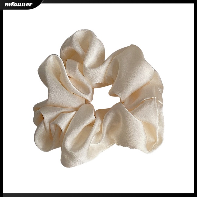 Dây Cột Tóc Scrunchies Bằng Vải Màu Sắc Ngọt Ngào Đơn Giản