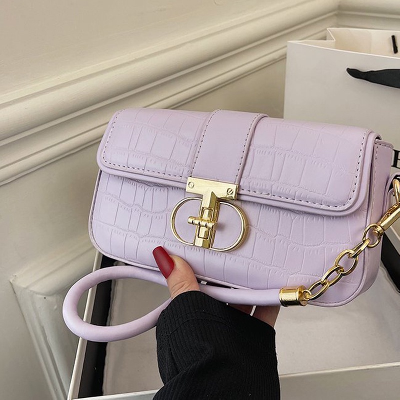 Túi Đeo Vai / Đeo Chéo Hình Vuông Cỡ Nhỏ Họa Tiết Vân Đá Chất Lượng Cao Thời Trang Cho Nữ