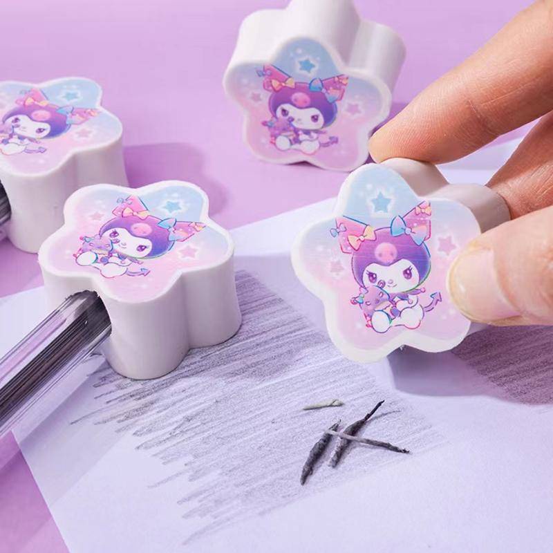 SANRIO Cục Tẩy Bút Chì Hình Kuromi Hoạt Hình Sáng Tạo Cho Học Sinh