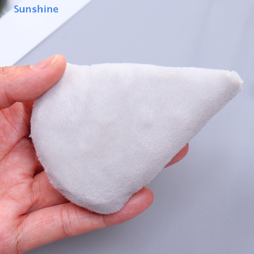 Bông Mút Trang Điểm Hình Tam Giác Mini Bằng Cotton