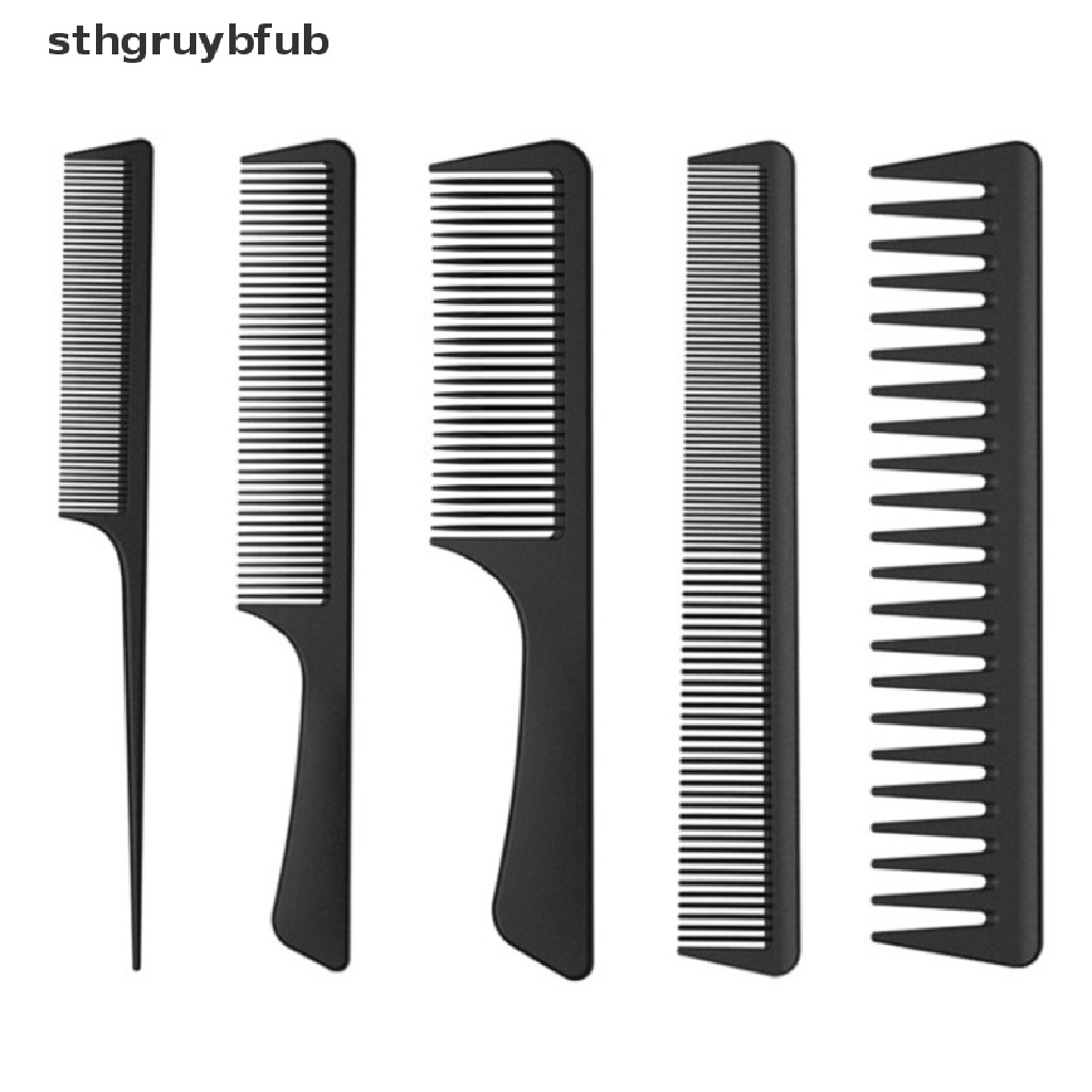 Lược Chải Tóc Bằng Sợi Carbon Chuyên Nghiệp Cho Salon