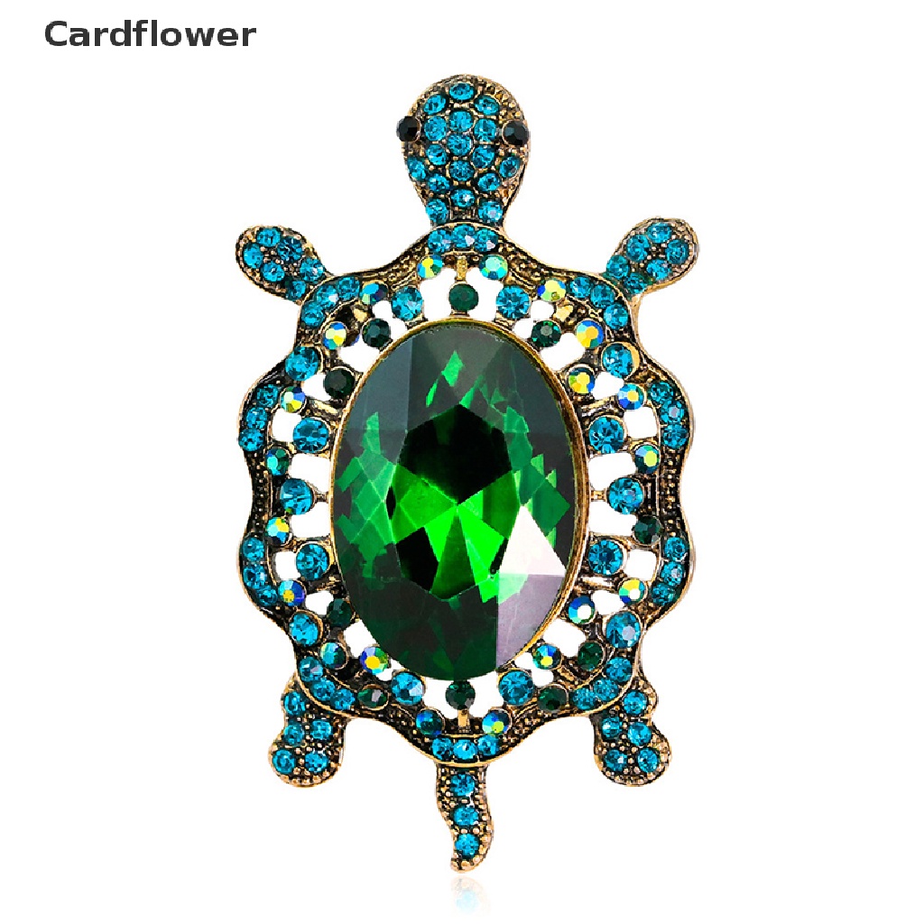 Ghim Cài Áo Hình Rùa Biển Đính Đá Thời Trang Cho Nữ