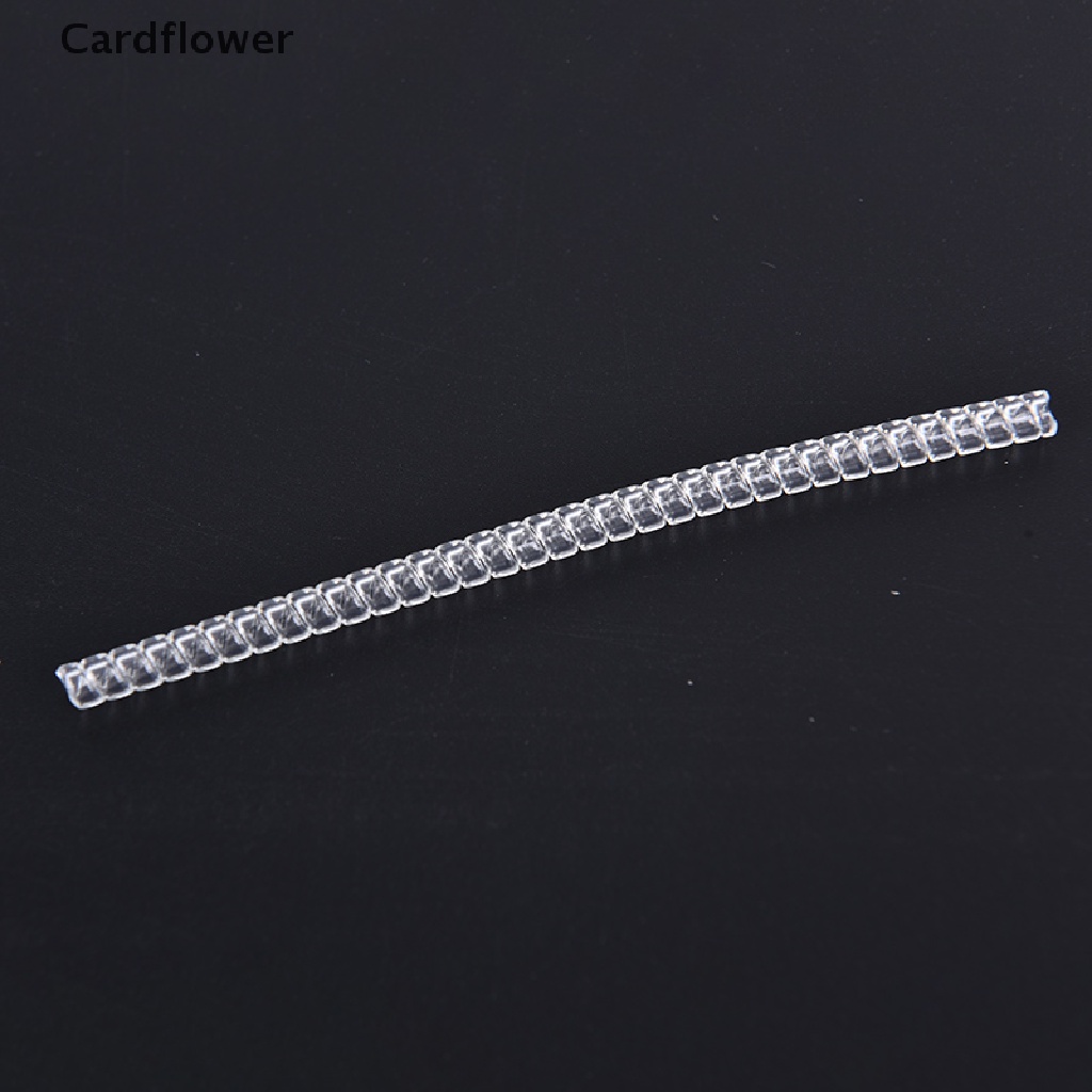 &lt; Cardflower &gt; Bộ 5 Nhẫn Hình Xoắn Ốc Vô Hình Trong Suốt Có Thể Điều Chỉnh Kích Thước