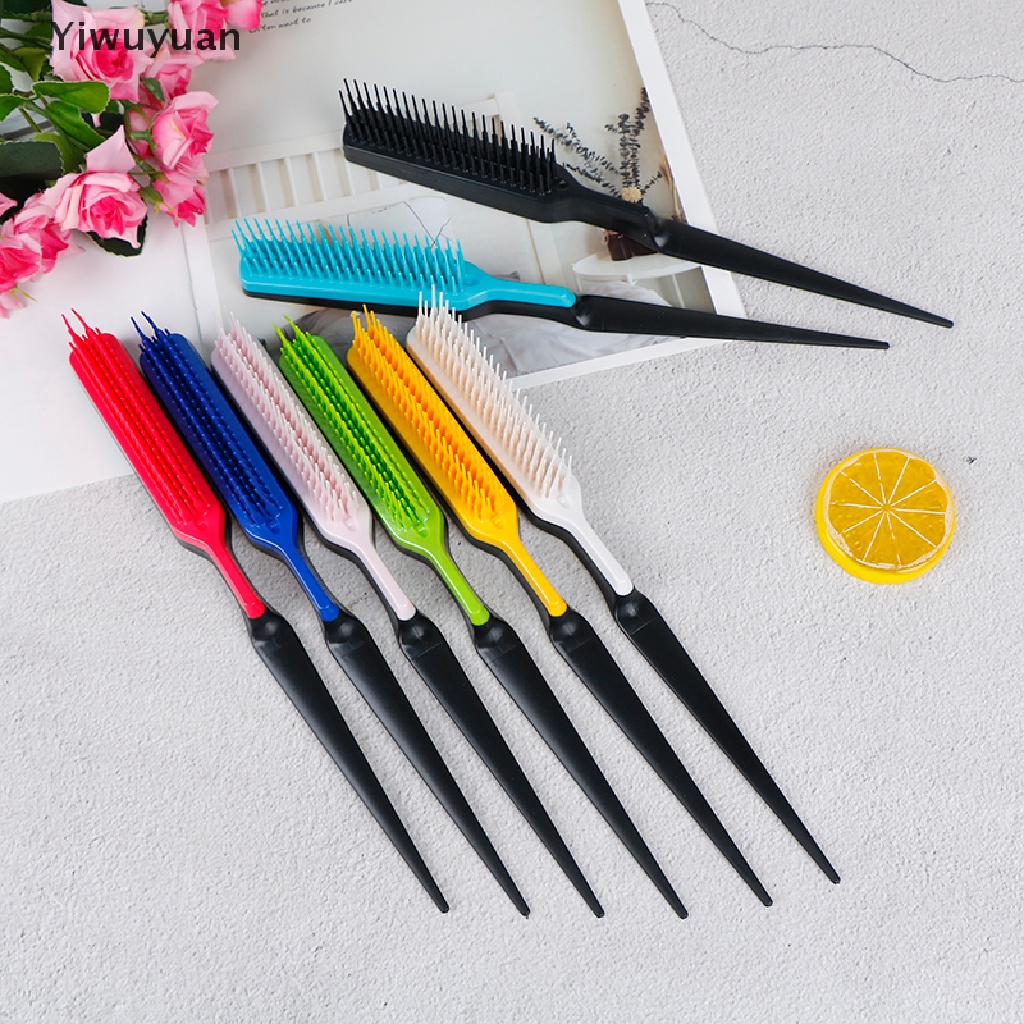 < Yiwuyuan > Lược Nhựa Chống Tĩnh Điện Chuyên Dụng Cho Salon Làm Tóc