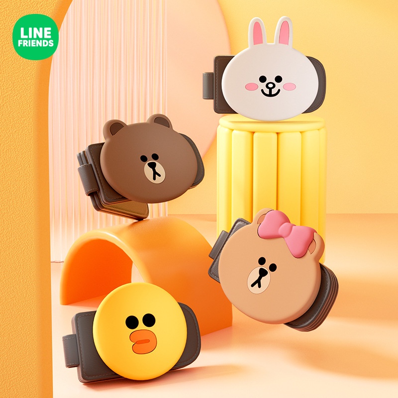 Line friends Khóa Dây An Toàn Xe Hơi Mở Rộng Họa Tiết Hoạt Hình Dễ Thương Cho Bé