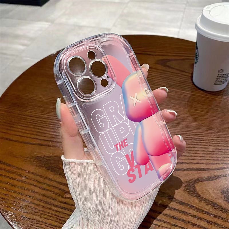 ✅Ốp Điện Thoại Mềm Trong Suốt Chống Sốc Hình Gấu Cho Iphone 13promax xr 7 / 8p11 / 12 xsiPhone14 / T0J6