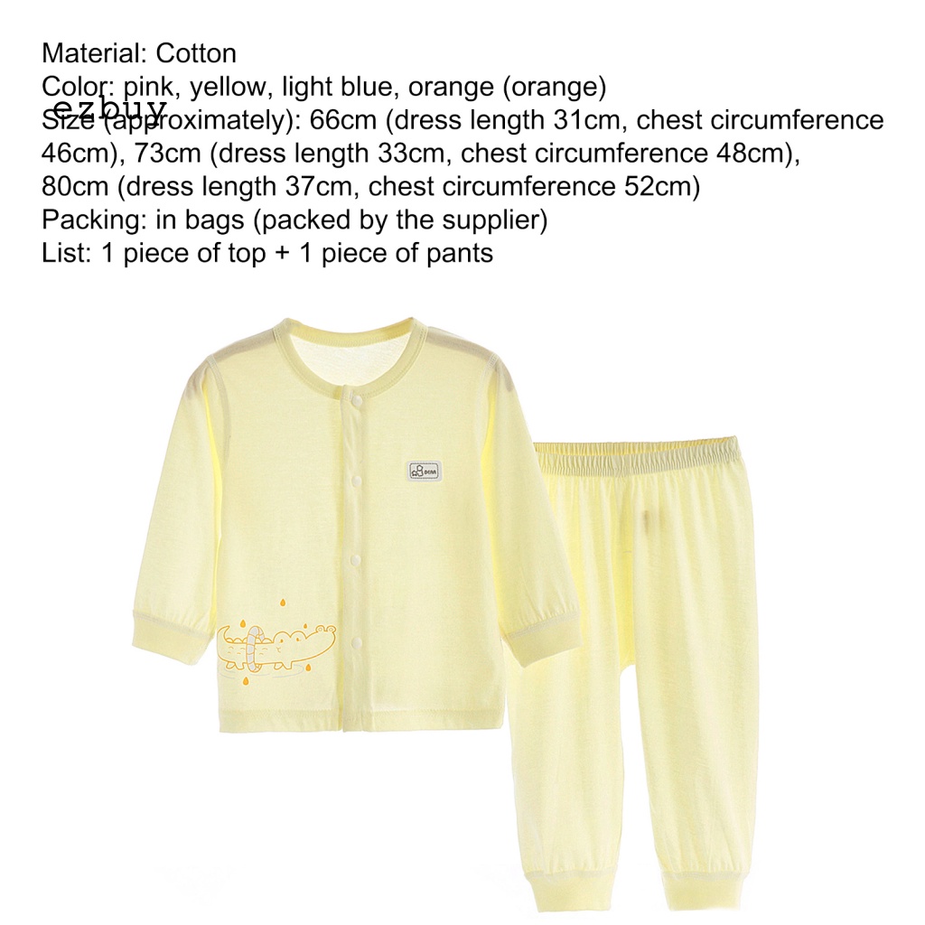 Bộ Đồ Ngủ 2 Món Tay Dài In Họa Tiết Hoạt Hình Động Vật Thân Thiện Với Da Thoáng Khí Thời Trang Mùa Hè Cho Bé