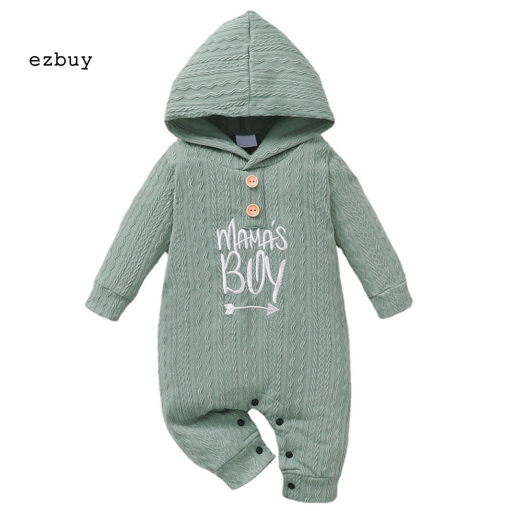 Bộ Đồ Ngủ Liền Thân Bằng Cotton Giữ Ấm Họa Tiết Bắt Mắt Độc Đáo Cho Bé Sơ Sinh