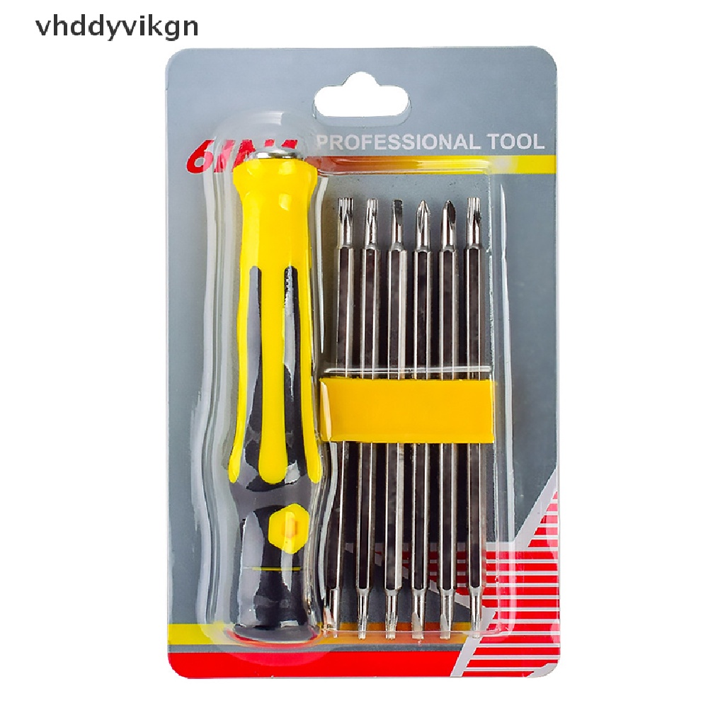 Bộ 7 Tua Vít Nam Châm Hình Chữ Nhật Chuyên Dụng Cho Máy Khoan Lầu Năm Góc